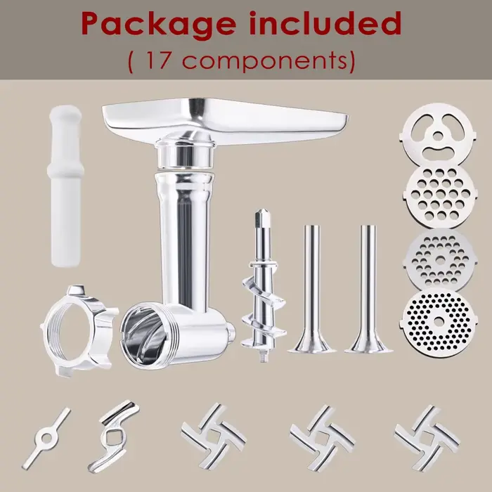 Accessoires de hachoir alimentaire en métal pour tous les mélangeurs sur socle KitchenAid