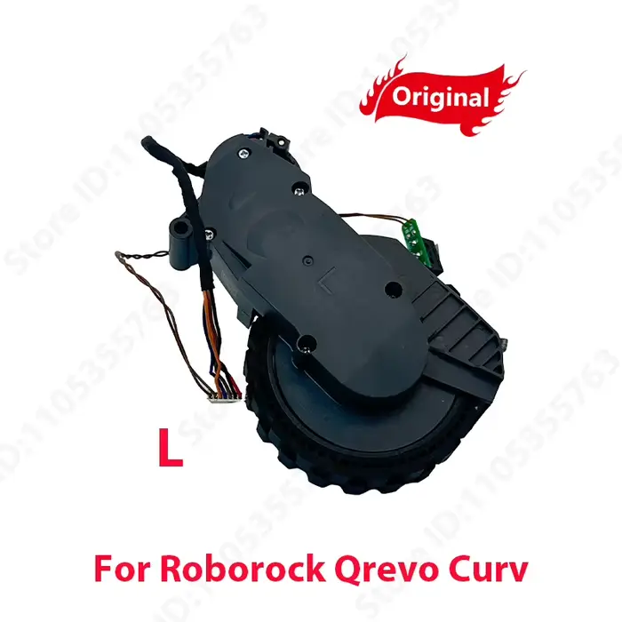 Nouvelles roues de marche gauche et droite d'origine pour aspirateur robot Roborock Qrevo Curv, acce