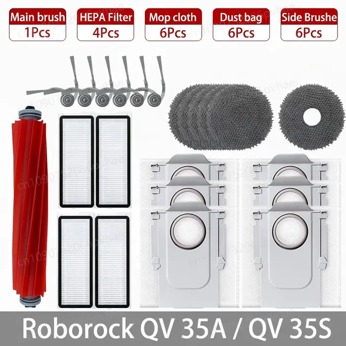 Accessoires pour aspirateur robot Roborock QV 35A / QV 35S : brosse principale