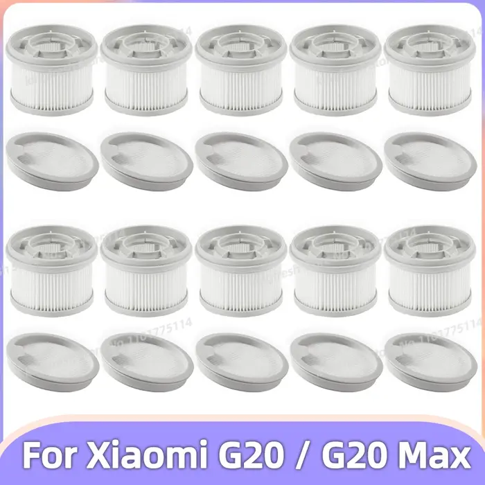 Compatible avec (Xiaomi Vacuum Cleaner G20 / G20 Max) Filtres HEPA Pré/Post Remplacement Accessoires Aspirateur