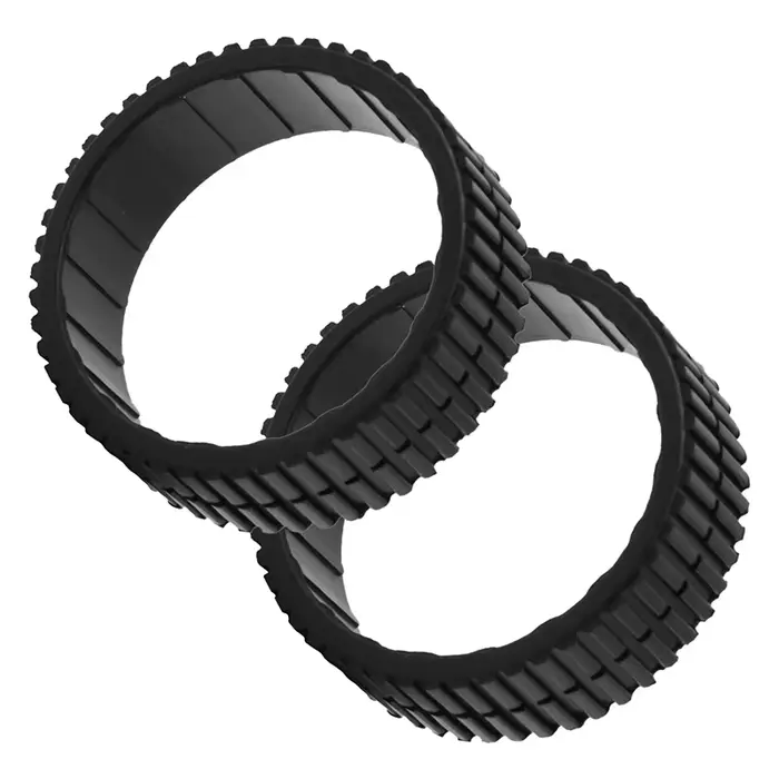 Pneu de roulettes antidérapant pour aspirateur iRobot Braava 380 380T 320 321 345 6050 385 375 375T
