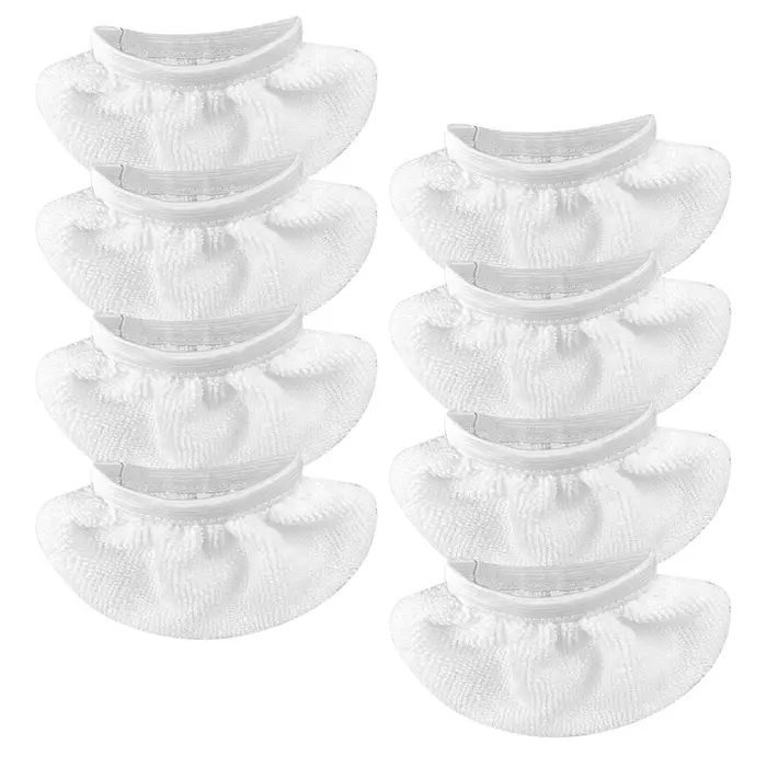 A65T Lot de 8 tampons de vadrouille à vapeur pour nettoyeur vapeur à main, pour Bissell Steam Shot,