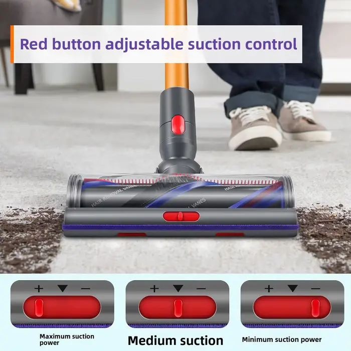 Tête de brosse anti-emmêlement à couple élevé pour les modèles Dyson V8 V7 V11 V15 V10