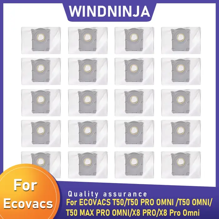 Sacs à poussière pour aspirateur Ecovacs Deebot T50 Pro Omni/T50