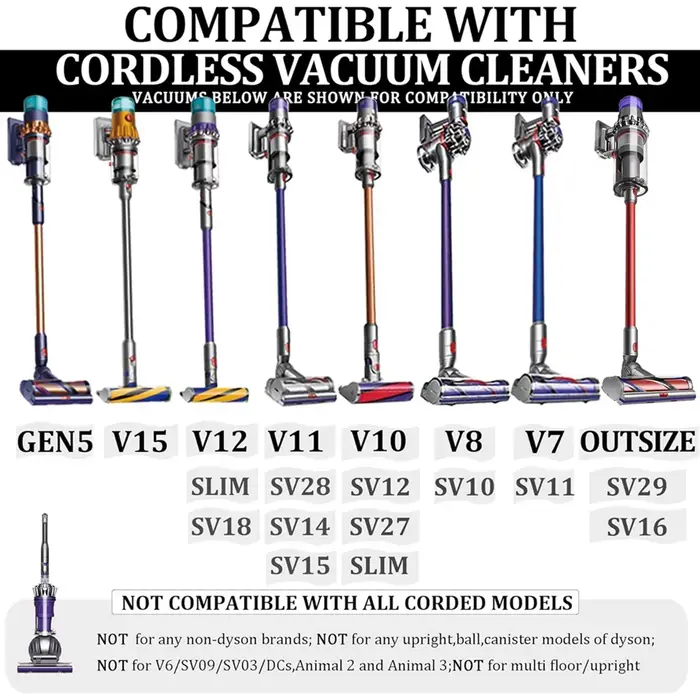 Kit de fixation pour aspirateur Dyson Gen5 V15 V12 V11 V10 V7 V8