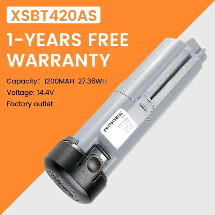Batterie pour aspirateur sans fil Shlavabo, série XSBT420AS, WS640, WS640AE, WS642, WS642AE, WV401BL