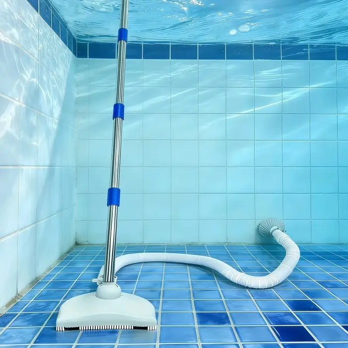 Kit d'aspirateur de piscine portatif à 3/4/5/6 pôles, outil de nettoyage automatique de l'eau de piscine pour piscine hors sol