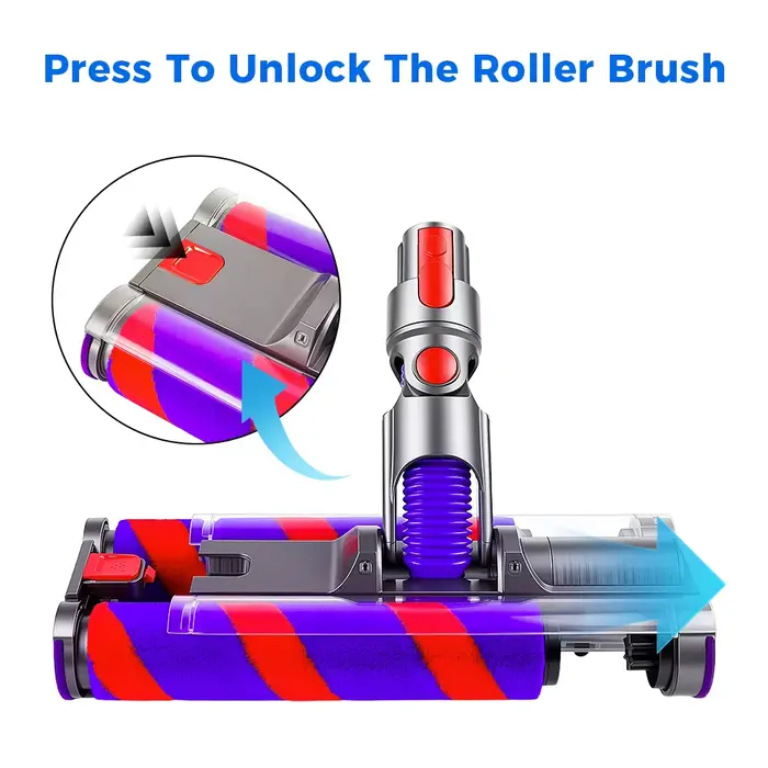 Tête de brosse électrique pour aspirateur sans fil Dyson V7 V8 V10 V11 V15