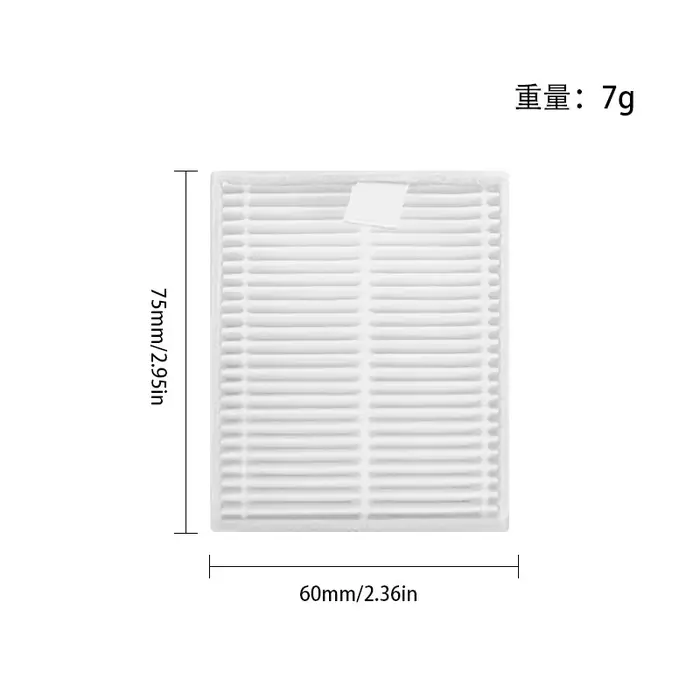Pour Xiaomi S20 D106 3C E10 B112 E12 Robot aspirateur brosse principale sac à poussière filtre HEPA