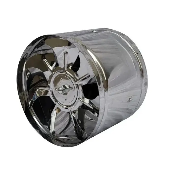 6''8'' cuisine toilette ventilateur d'échappement persienne tuyau extracteur mur Air Ventilation plafond Booster ventilateur métal échappement