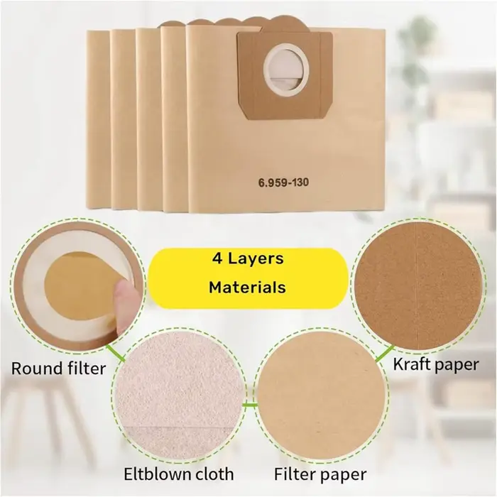 *AA60I sacs d'aspirateur pour Karcher WD3