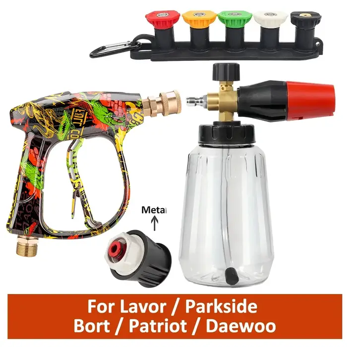 Kit d'accessoires pour pistolet de lavage à pression pour voiture