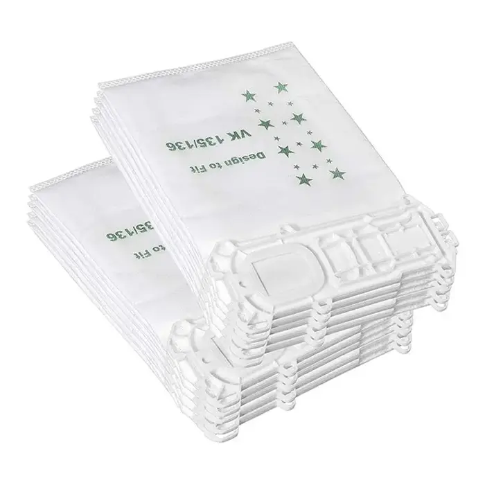 AFOURT-Accessoires pour aspirateur, accessoires de nettoyage, adaptés au Vorwerk VK135 VK136, 20 sacs à poussière + 2 désodorisants