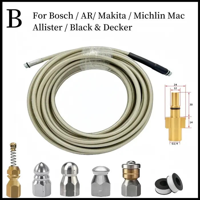 Nettoyeur de tuyaux à haute pression pour Karcher Interskol Nilfisk Bosch Lavor