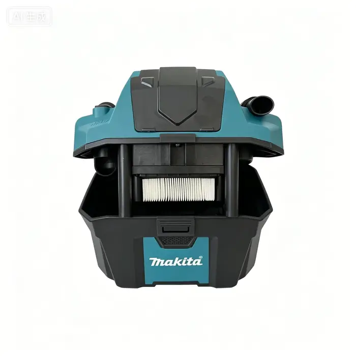 Aspirateur sans fil Makita, machine de nettoyage de sols, aspirateur eau et poussière pour la maison et l'atelier, alimentation Li-ion.