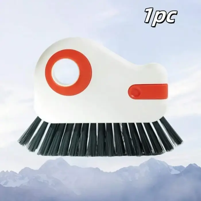 Brosse de nettoyage de rails de fenêtre détachable 2 en 1, outil de nettoyage d'angle et de seuil de