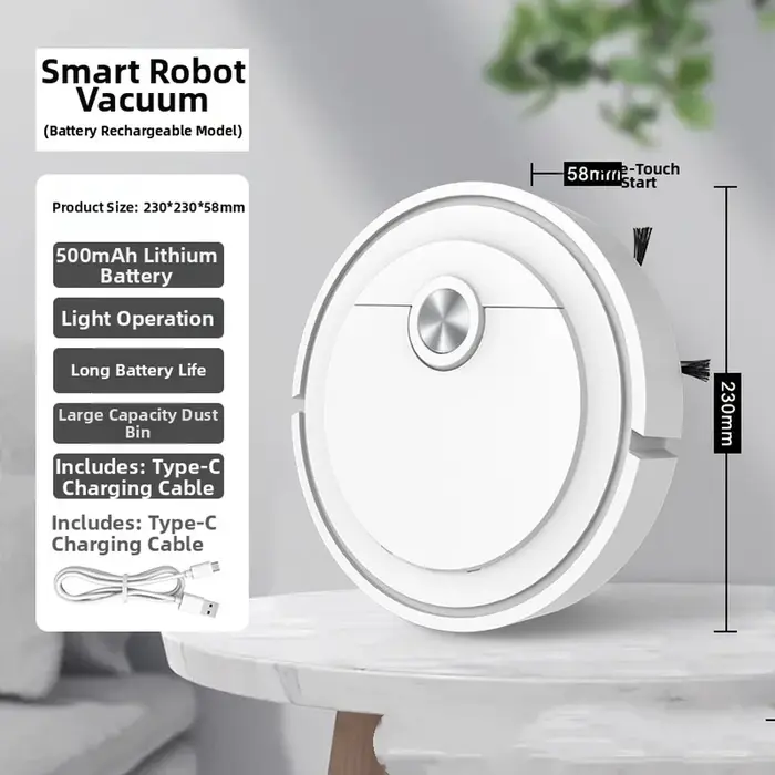Robot aspirateur intelligent 3 en 1, machine de nettoyage automatique pour la maison, robot aspirateur intelligent automatique
