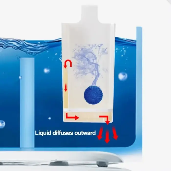  Support adhésif pour nettoyant WC avec étagère de rangement intégrée – Conception suspendue pour mur de salle de bain
