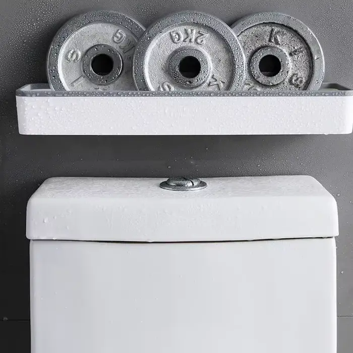 Armoire de rangement murale suspendue pour toilettes