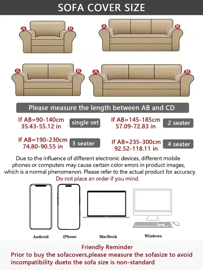 Housse de canapé extensible en velours