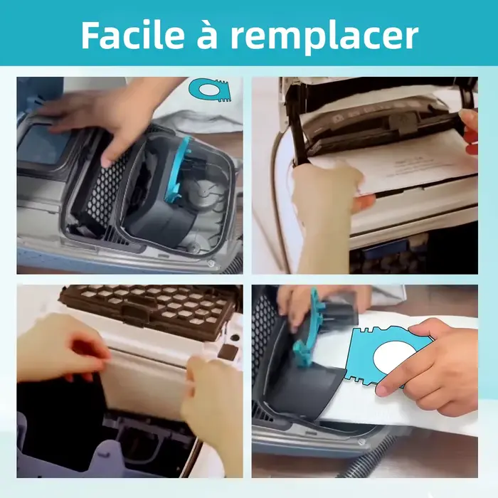 HOME TIMES Filtres de remplacement pour aspirateur Miele Guard M1