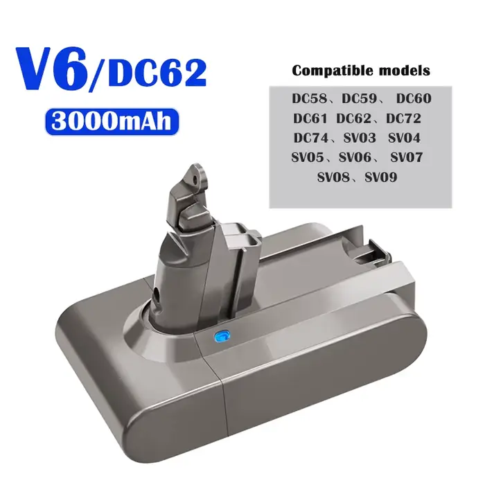 Batterie d'aspirateur aste pour Dyson, Absolute Fluffy Animal Pro, BatBR, V6, V7, V8, V10, 11 Series