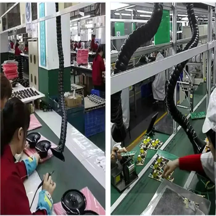 Tuyau de ventilateur d'échappement de fumée Flexible