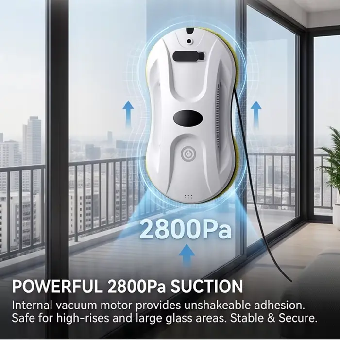 Système UPS Robot nettoyeur de vitres aspirateur appareil ménager intelligent nettoyage automatique lave-vitre
