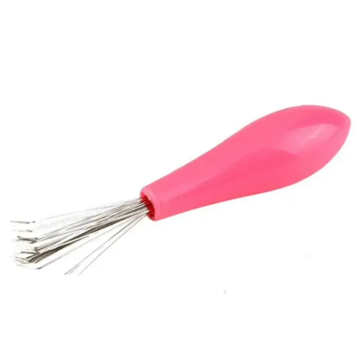 Nettoyeur de brosse à cheveux, peigne, poignée en plastique, dissolvant de brosse de nettoyage, outi