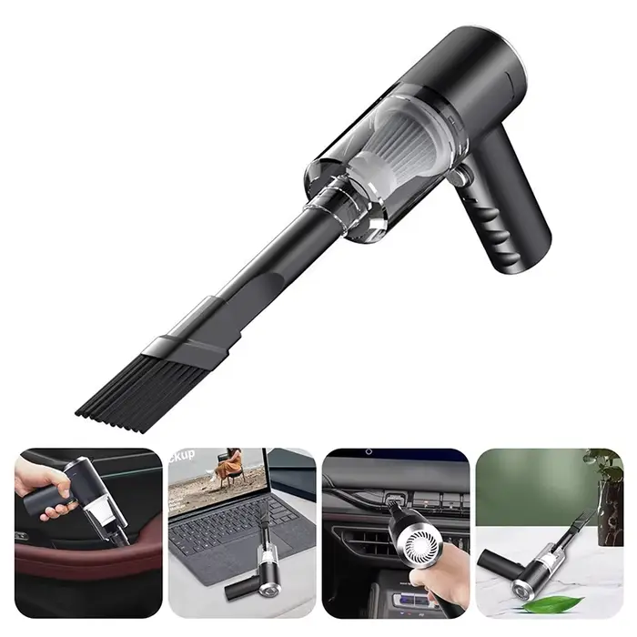 Aspirateur sans fil puissant et portable pour voiture, mini aspirateur à main à forte aspiration pour voiture et maison ▪