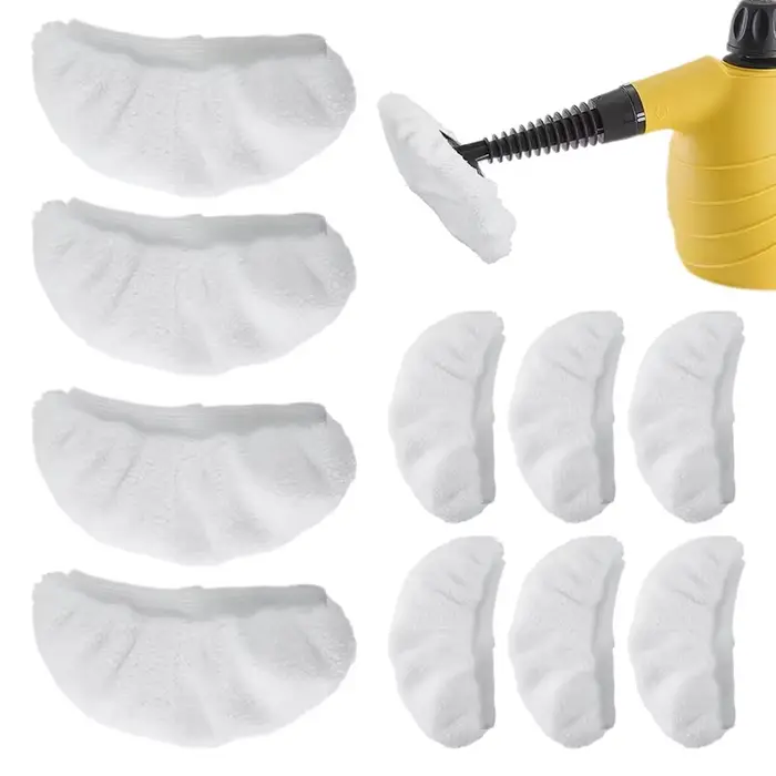 10 tampons réutilisables pour nettoyeur vapeur, tampons universels pour nettoyeur vapeur, accessoire