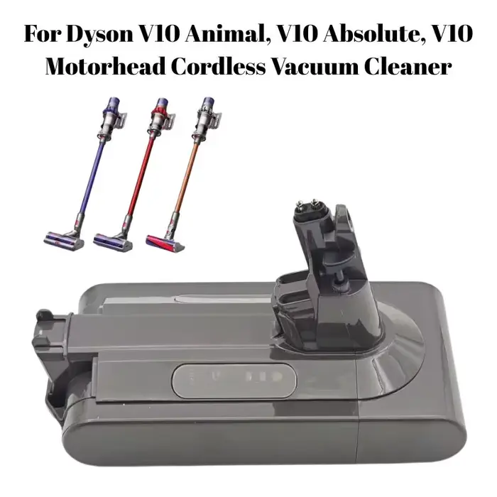 Ah For Dyson V10 Batterie de remplacement pour aspirateur