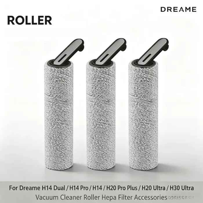 Accessoires de rouleaux pour aspirateur Dreame H14 Dual / H14 Pro / H14 / H20 Pro Plus / H20 Ultra / H30 Ultra