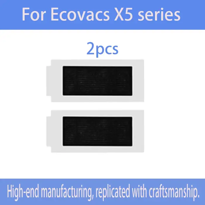Ecovacs-Aspirateur robot Deebot X5 Pro, comprend des brosses latérales principales, des sacs à pouss
