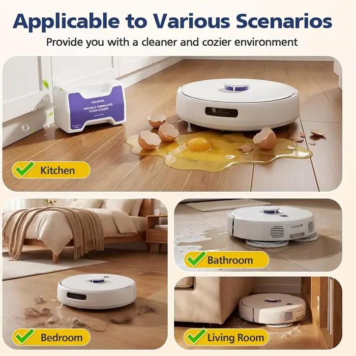 Solution de nettoyage compatible avec les aspirateurs et serpillères multi-surfaces NARWAL Freo Z Ultra/Freo Z10/Freo Z10 Ultra