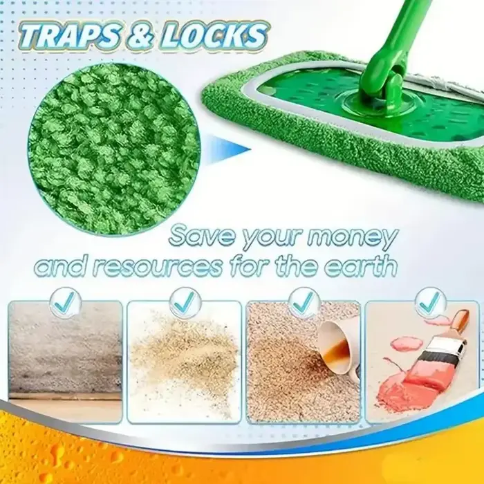 Recharges de tissu pour serpillière humide