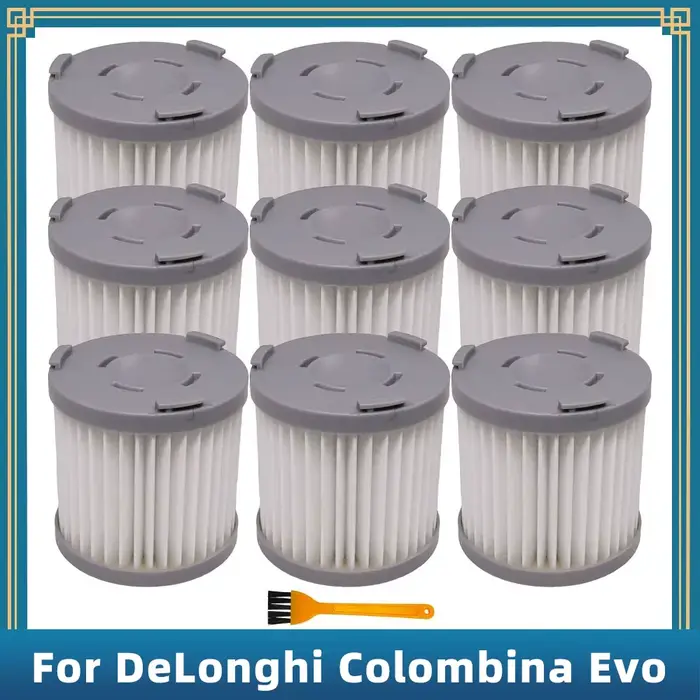 Filtre Hepa Compatible pour DeLonghi Colombina Evo XLM353 XLM355 XLM403 XLM405 XLM407 XLM408 XLM409