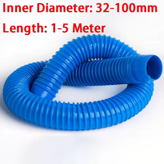 Tuyau d'aspirateur à soufflet en PVC
