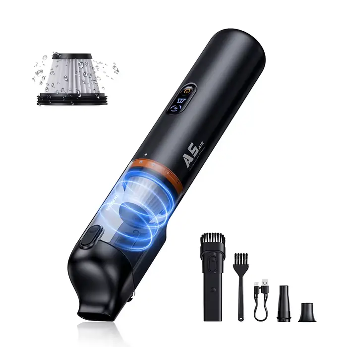 Baseus A5 Air Aspirateur de voiture 2 en 1, nettoyeur sans fil injuste, aspiration de bain, détermin
