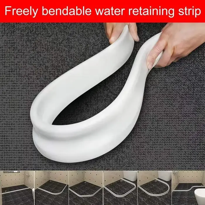 Système de rétention d'eau pliable, barrière de douche, bouchon d'eau de cuisine, fantaisie, seuil