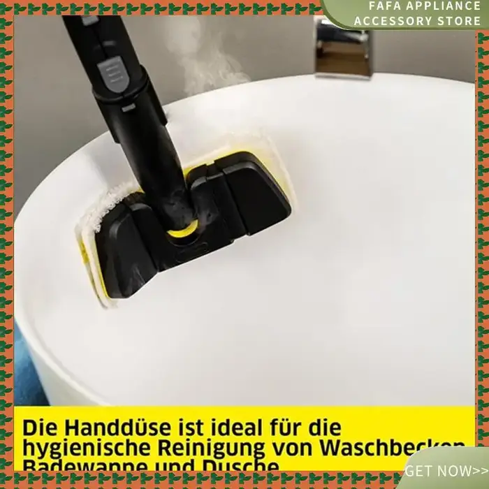 Nettoyeur à vapeur buse à main outil brosse avec tampon de vadrouille en microfibre pour Karcher SC1 SC2 SC3 SC4SC5