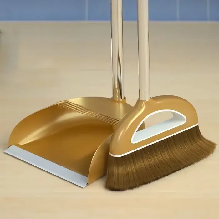 Balai magique et pelle à poussière en plastique, outils de nettoyage, essuie-glace pour sols, access