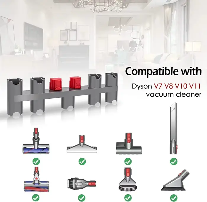 Étagère de rangement porte-outils pour aspirateur Dyson V7 V8 V10 V11 V15