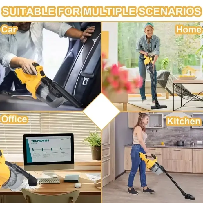 Aspirateur électrique à main 5 en 1 avec moteur puissant de 500 W