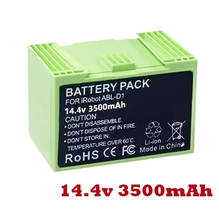 Pour iRobot Roomba i7 batterie Rechargeable 14.4V 12800mAh pour i3 i4 i5 i6 i7 i8 J7 E5 série aspirateur