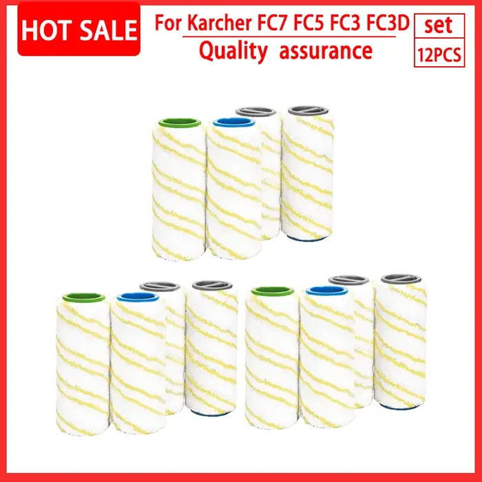 Pour Karcher FC7 FC5 FC3 rouleaux en microfibre