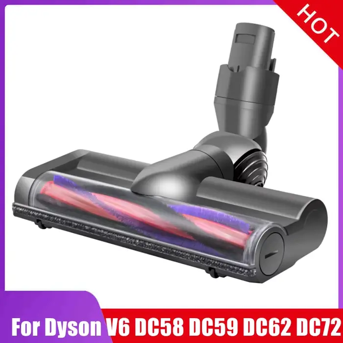 Brosse à Turbine pour Dyson V6 DC58 DC59 DC62 DC72, Tête Électrique à Entraînement Direct, Aspirateu