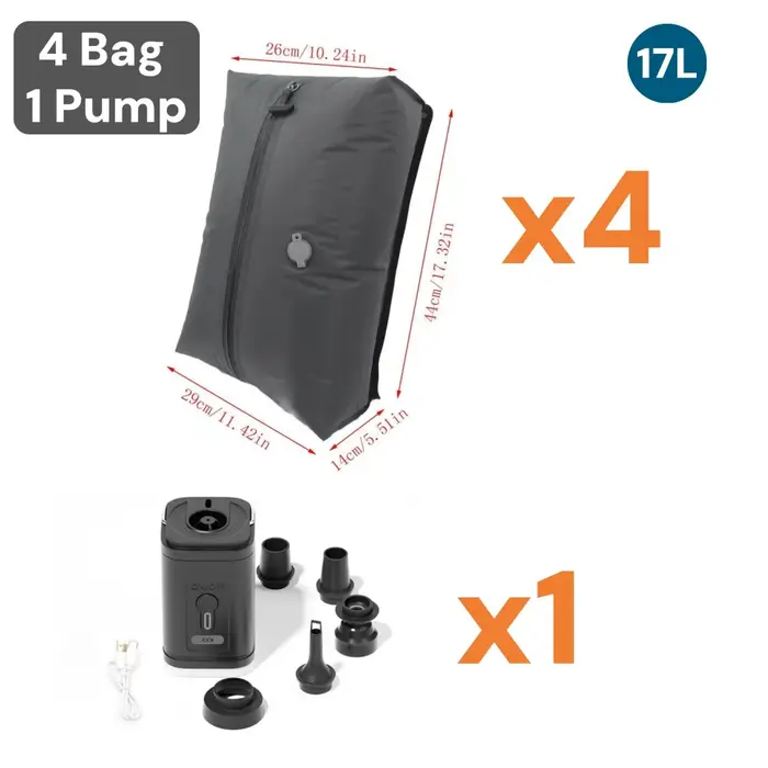 Sacs de rangement sous vide