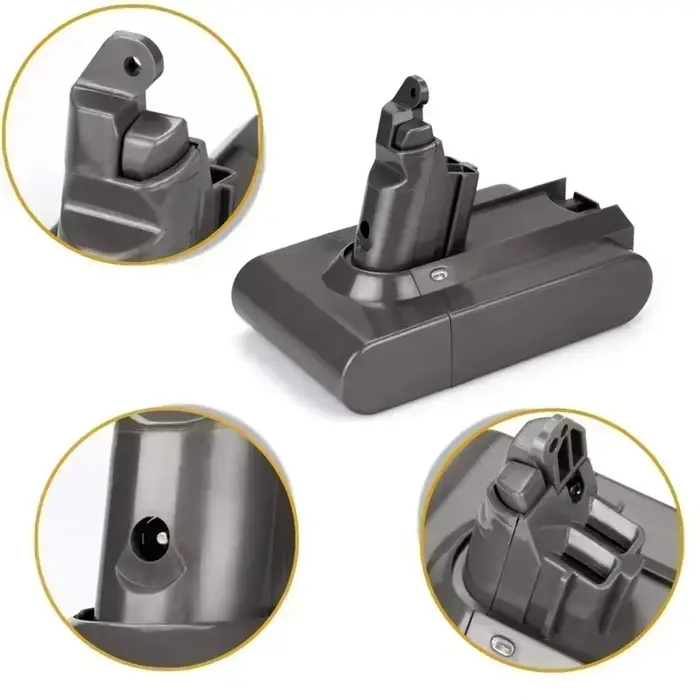 Batterie lithium rechargeable 2025 dernière génération V6 21.6V 12.8Ah pour aspirateur Dyson DC58 DC59 DC61 DC62 SV09 SV07 SV03 SV04 SV06 SV05