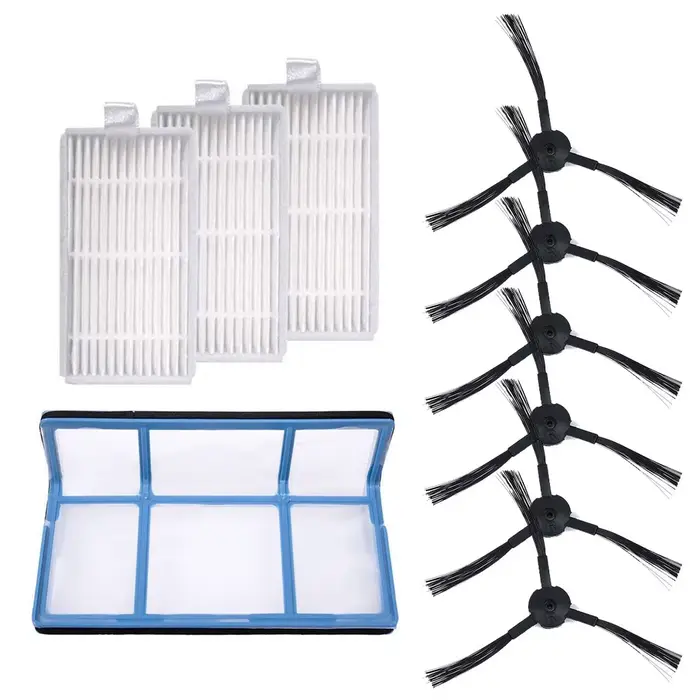 Kits d'aspirateur à brosse latérale avec filtre, pour ILIFE ZACO V3 V3s V5 V5s V5s Pro pour Medion M